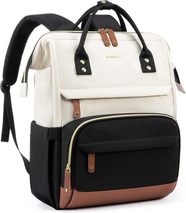 LOVEVOOK Laptop Backpack for Women, 15.6 Inch Work Business Backpacks Purse with USB Port, Large Capacity Nurse Bag College Bookbag for School, Waterproof Casual Daypack for Travel - Image 54