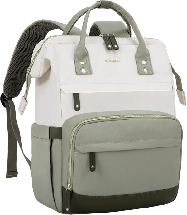LOVEVOOK Laptop Backpack for Women, 15.6 Inch Work Business Backpacks Purse with USB Port, Large Capacity Nurse Bag College Bookbag for School, Waterproof Casual Daypack for Travel - Image 121