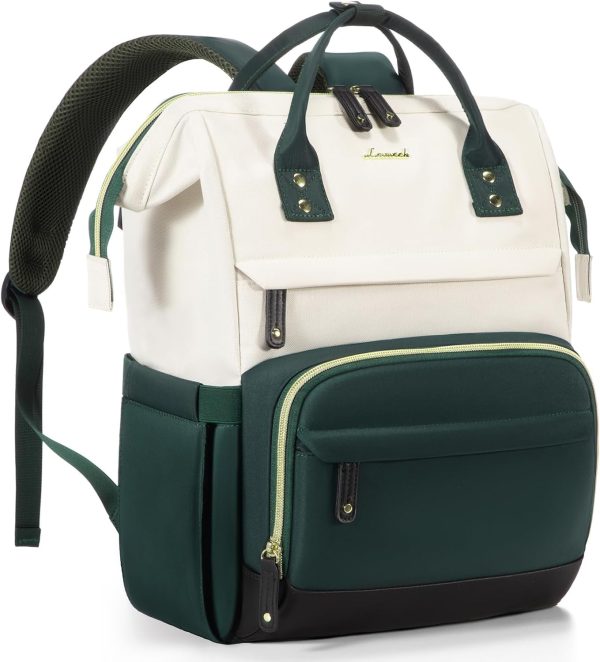LOVEVOOK Laptop Backpack for Women, 15.6 Inch Work Business Backpacks Purse with USB Port, Large Capacity Nurse Bag College Bookbag for School, Waterproof Casual Daypack for Travel - Image 136