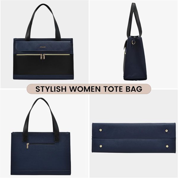 LOVEVOOK Laptop Bag for Women 15.6 Inch Tote Work Professional Leather Computer Briefcase Waterproof Handbag Shoulder Large Capacity Business Teacher Office Crossbody Purse - Image 138