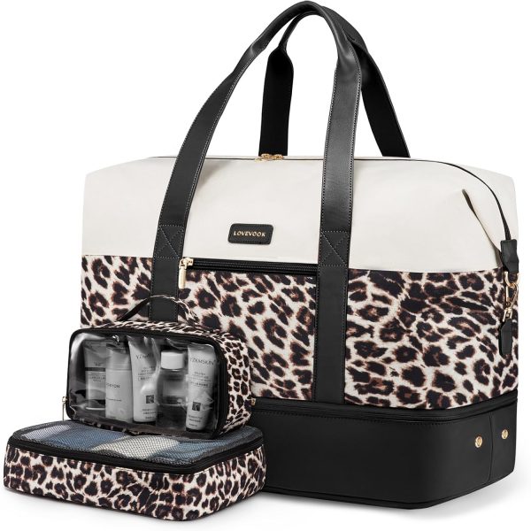 LOVEVOOK Weekender Bag, Large Travel Duffel Bag for Women with 2 Packing Cubes, Carry on Overnight Bag with Shoe Compartment, Mom Hospital Bags for Labor and Delivery - Image 61