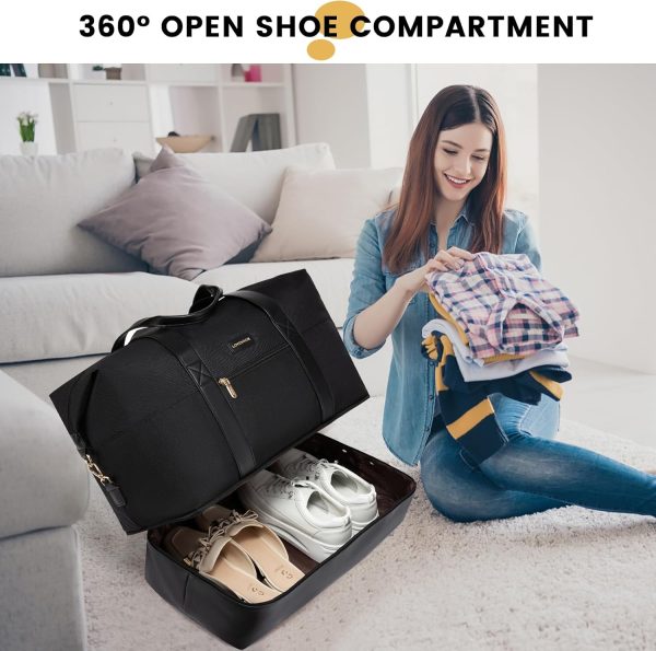 LOVEVOOK Weekender Bag, Large Travel Duffel Bag for Women with 2 Packing Cubes, Carry on Overnight Bag with Shoe Compartment, Mom Hospital Bags for Labor and Delivery - Image 71