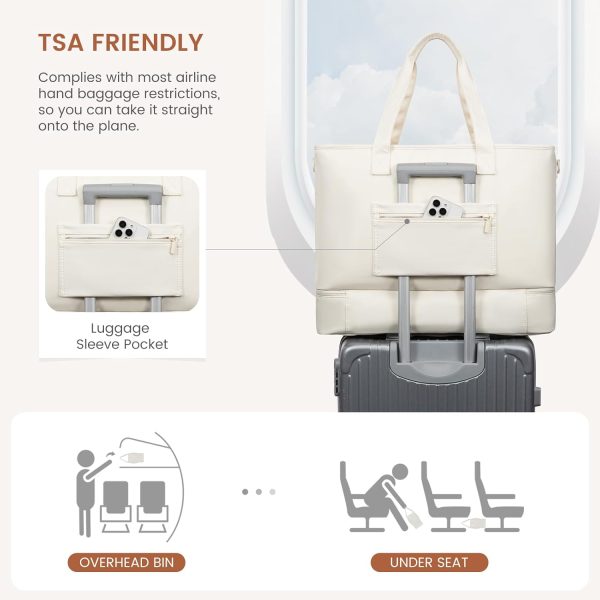 LOVEVOOK Weekender Bags for Women Travel, Large Personal Item Travel Overnight Bag, Carry on Duffle Bags with Shoe Compartment, Toiletry Bag, Wet Pocket, for Airplane, Hospital Labor Delivery - Image 11