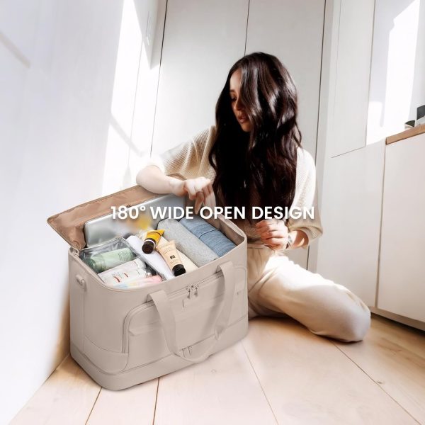LOVEVOOK Weekender Bags for Women Travel, Large Personal Item Travel Overnight Bag, Carry on Duffle Bags with Shoe Compartment, Toiletry Bag, Wet Pocket, for Airplane, Hospital Labor Delivery - Image 23