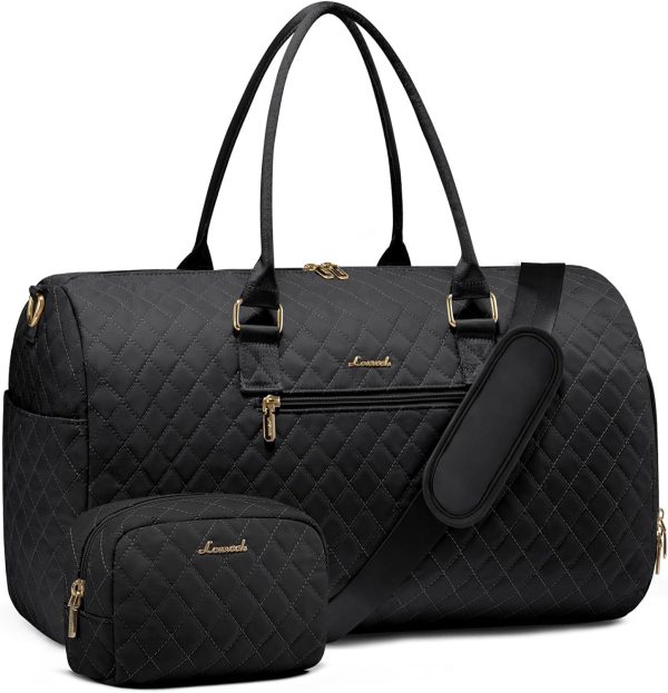 LOVEVOOK Travel Duffle Bag, Weekender Bag for Women with Toiletry Bag, Carry on Overnight Bag with Shoe Compartment, Gym Duffel Bag with Wet Pocket, Mommy Hospital Bags for Labor and Delivery - Image 68