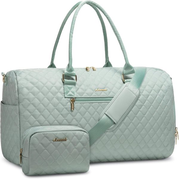 LOVEVOOK Travel Duffle Bag, Weekender Bag for Women with Toiletry Bag, Carry on Overnight Bag with Shoe Compartment, Gym Duffel Bag with Wet Pocket, Mommy Hospital Bags for Labor and Delivery - Image 76