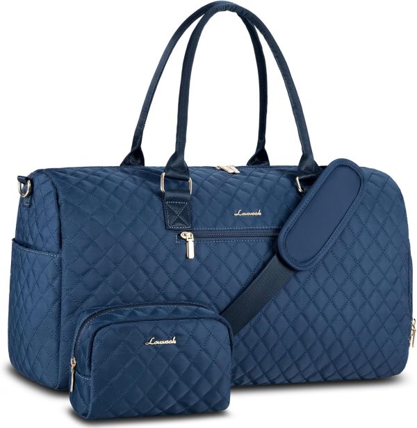 LOVEVOOK Travel Duffle Bag, Weekender Bag for Women with Toiletry Bag, Carry on Overnight Bag with Shoe Compartment, Gym Duffel Bag with Wet Pocket, Mommy Hospital Bags for Labor and Delivery - Image 112