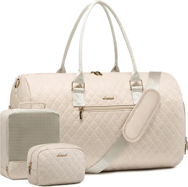 LOVEVOOK Travel Duffle Bag, Weekender Bag for Women with Toiletry Bag, Carry on Overnight Bag with Shoe Compartment, Gym Duffel Bag with Wet Pocket, Mommy Hospital Bags for Labor and Delivery - Image 132