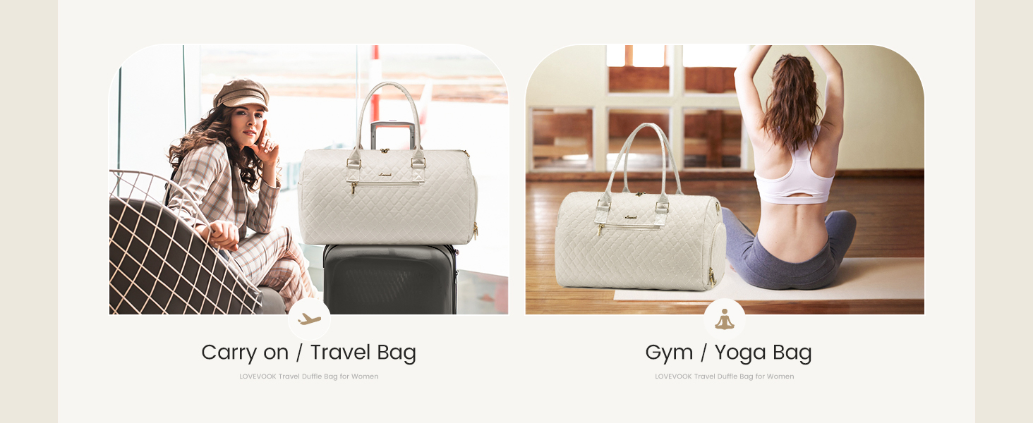 personal item bag womens travel bag gym bag with toiletry bag