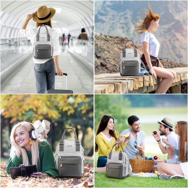LOVEVOOK Mini Backpack for Women Stylish Waterproof Backpack Purse with USB Port, Cute Bookbag for College School Travel - Image 12
