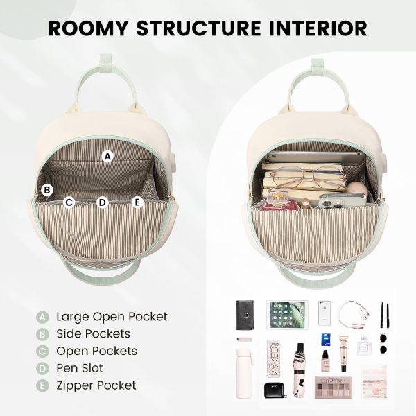 LOVEVOOK Mini Backpack for Women Stylish Waterproof Backpack Purse with USB Port, Cute Bookbag for College School Travel - Image 15