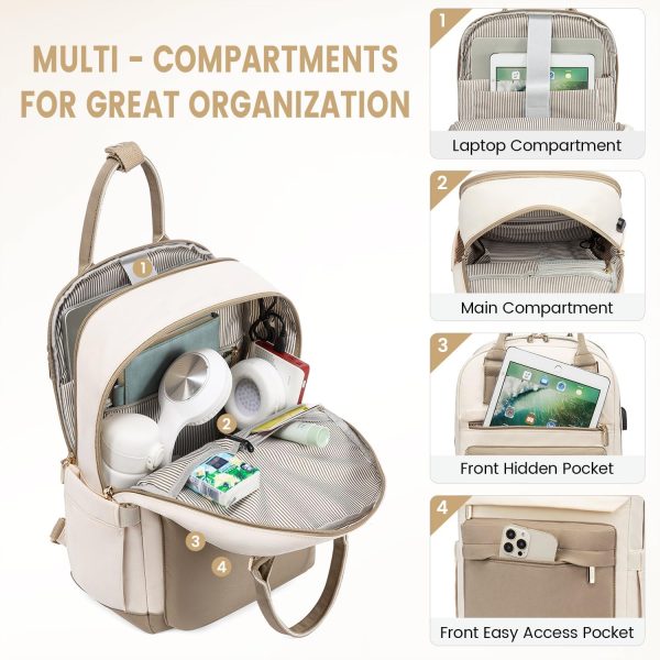 LOVEVOOK Mini Backpack for Women Stylish Waterproof Backpack Purse with USB Port, Cute Bookbag for College School Travel - Image 20