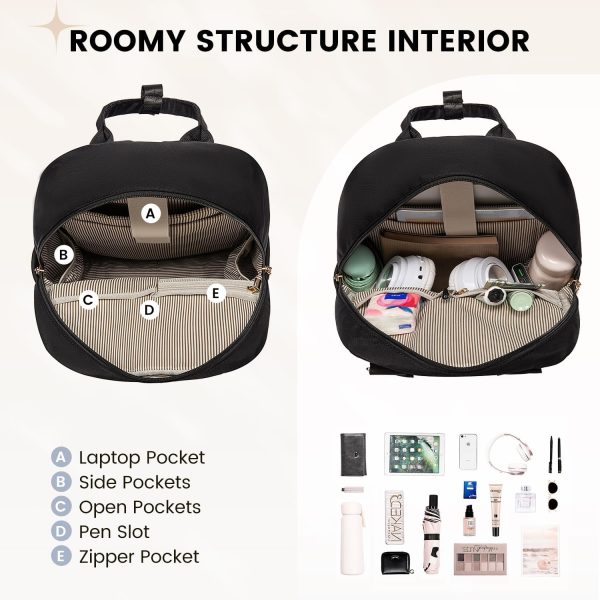 LOVEVOOK Mini Backpack for Women Stylish Waterproof Backpack Purse with USB Port, Cute Bookbag for College School Travel - Image 27