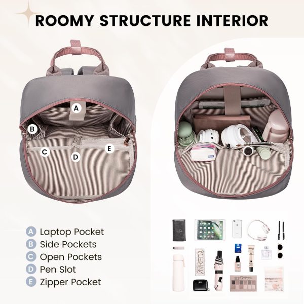 LOVEVOOK Mini Backpack for Women Stylish Waterproof Backpack Purse with USB Port, Cute Bookbag for College School Travel - Image 32