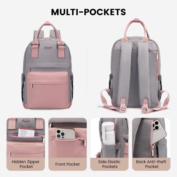 LOVEVOOK Mini Backpack for Women Stylish Waterproof Backpack Purse with USB Port, Cute Bookbag for College School Travel - Image 38