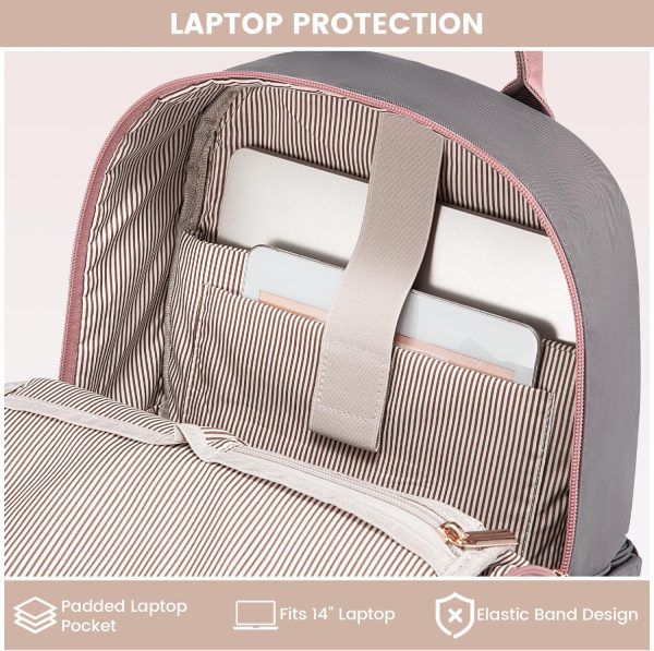 LOVEVOOK Mini Backpack for Women Stylish Waterproof Backpack Purse with USB Port, Cute Bookbag for College School Travel - Image 39