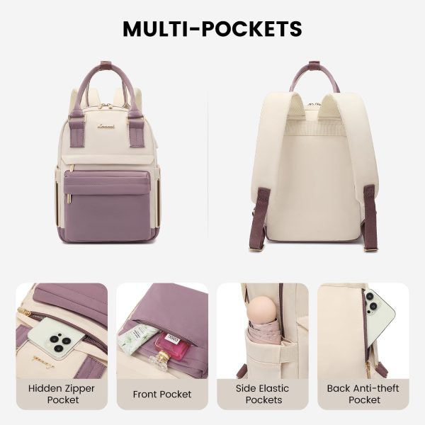 LOVEVOOK Mini Backpack for Women Stylish Waterproof Backpack Purse with USB Port, Cute Bookbag for College School Travel - Image 42