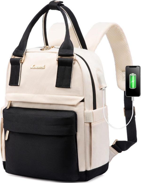 LOVEVOOK Mini Backpack for Women Stylish Waterproof Backpack Purse with USB Port, Cute Bookbag for College School Travel - Image 47
