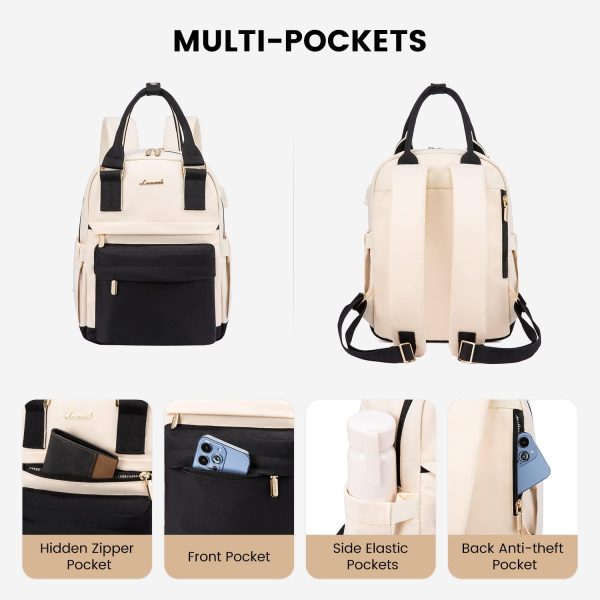 LOVEVOOK Mini Backpack for Women Stylish Waterproof Backpack Purse with USB Port, Cute Bookbag for College School Travel - Image 48