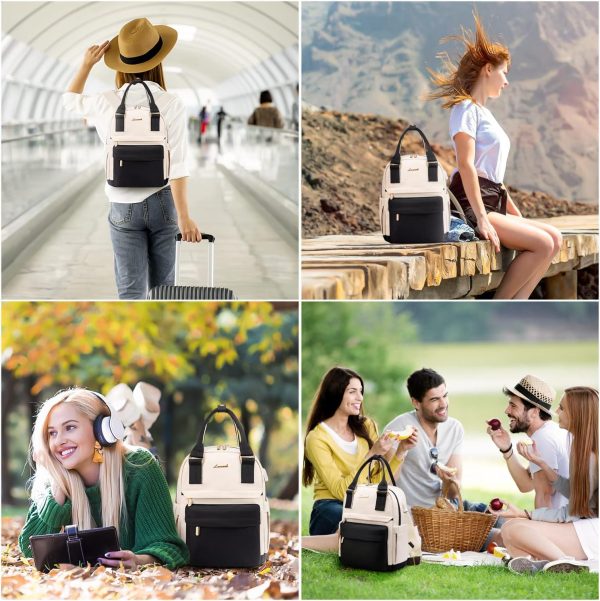 LOVEVOOK Mini Backpack for Women Stylish Waterproof Backpack Purse with USB Port, Cute Bookbag for College School Travel - Image 52