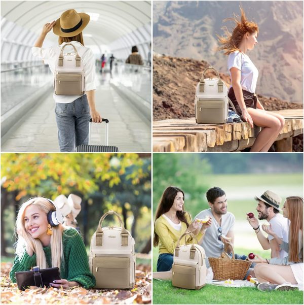 LOVEVOOK Mini Backpack for Women Stylish Waterproof Backpack Purse with USB Port, Cute Bookbag for College School Travel - Image 64