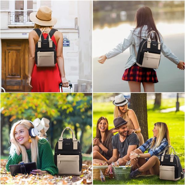 LOVEVOOK Mini Backpack for Women Stylish Waterproof Backpack Purse with USB Port, Cute Bookbag for College School Travel - Image 71
