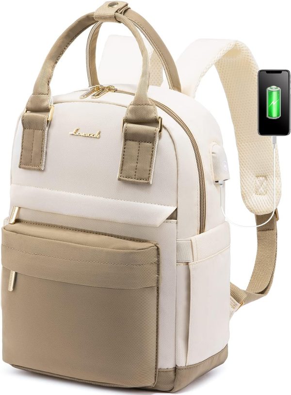 LOVEVOOK Mini Backpack for Women Stylish Waterproof Backpack Purse with USB Port, Cute Bookbag for College School Travel - Image 78