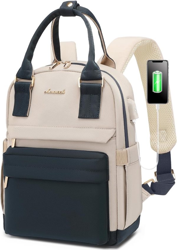 LOVEVOOK Mini Backpack for Women Stylish Waterproof Backpack Purse with USB Port, Cute Bookbag for College School Travel - Image 81