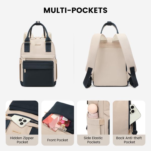 LOVEVOOK Mini Backpack for Women Stylish Waterproof Backpack Purse with USB Port, Cute Bookbag for College School Travel - Image 82