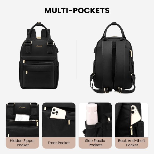 LOVEVOOK Mini Backpack for Women Stylish Waterproof Backpack Purse with USB Port, Cute Bookbag for College School Travel - Image 91