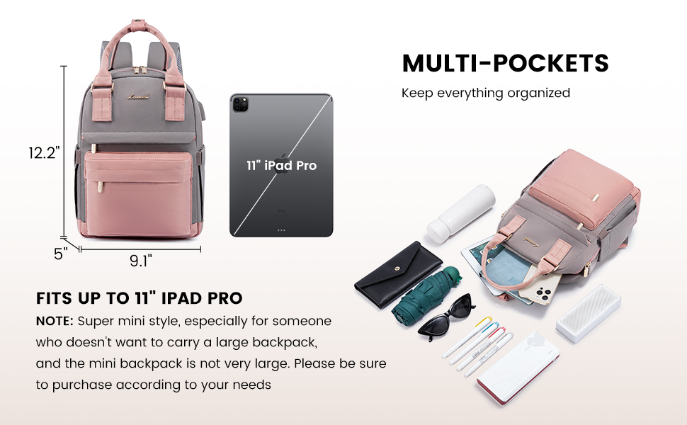 multi-pockets to keep ecerything organized
